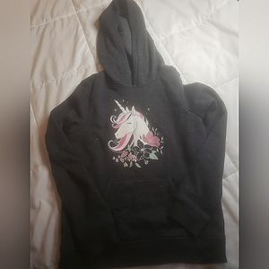 Girls Unicorn Hoodie Size 8